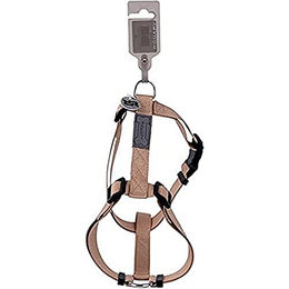 Wouapy Hundegeschirr Basic Line aus Nylon Beige verstellbar 32/45 cm – Bild 1 von 1