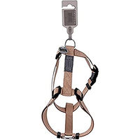 Produktbild von Wouapy Hundegeschirr Basic Line aus Nylon Beige verstellbar 32/45 cm