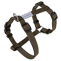 Produktbild von Wouapy Hundegeschirr Basic Line aus Nylon in Beige Grün 74/117 cm - 1 Stk.