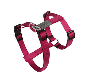 Produktbild von Wouapy Hundegeschirr Basic Line aus Nylon in Rosa 32/45 cm - 1 Stk.