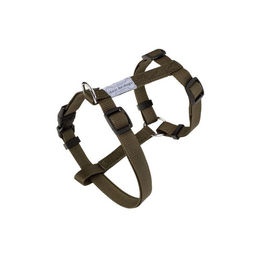 Wouapy Hundegeschirr Basic Line aus Nylon Khaki 32/45 cm - 1 Stk. – Bild 1 von 2