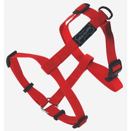 Wouapy Hundegeschirr Basic Line aus Nylon wasserabweisend Rot Grösse M 43/65 cm – Bild 1 von 2