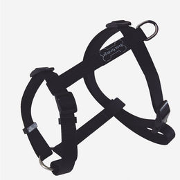 Wouapy Hundegeschirr Basic Line aus Nylon wasserabweisend Schwarz 43/65 cm – Bild 1 von 2