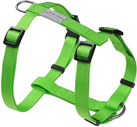 Produktbild von Wouapy Hundegeschirr Basic Line Grün 40mm/74-117cm