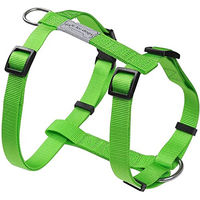 Produktbild von Wouapy Hundegeschirr Basic Line Grün 40mm/74-117cm