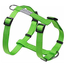 Produktbild von Wouapy Hundegeschirr Basic Line Grün Polyester 15mm 43-65cm
