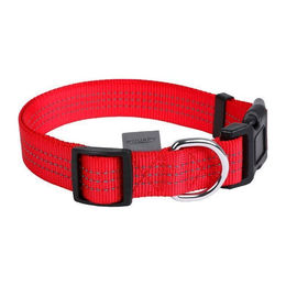 Produktbild von Wouapy Hundehalsband Protect aus Nylon in Rot wasserabweisend Größe XL