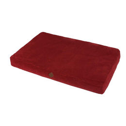 Produktbild von Wouapy Hundekissen mit wechselbarer Matratze in Weinrot 90x60x9 cm