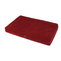Produktbild von Wouapy Hundekissen mit wechselbarer Matratze in Weinrot 90x60x9 cm