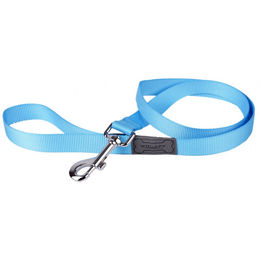Produktbild von Wouapy Hundeleine Basic Line aus Nylon in Blau 40 mm x 1 m - 100 cm
