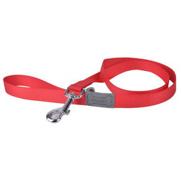 Produktbild von Wouapy Hundeleine Basic Line aus Nylon in Rot 40mm x 100cm - 1 Stk.