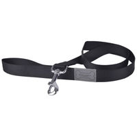 Produktbild von Wouapy Hundeleine Basic Line aus Nylon Schwarz 40mm x 100cm - 1 Stk.