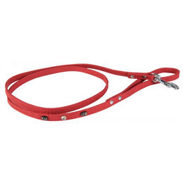 Produktbild von Wouapy Hundeleine Rock PetMini aus Kunstleder Rot 10 mm x 1,2 m - 1,2 m