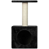Produktbild von Wouapy Katzenbaum Kitty Kratzbaum aus Sisal und Kunstfell in Anthrazit