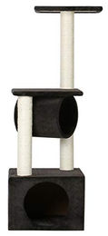 Wouapy Kratzbaum Misty für Katzen aus Sisal und Kunstpelz in Anthrazit – Bild 1 von 1