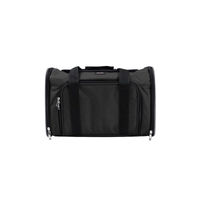 Produktbild von Wouapy Transportbox für Hunde aus Nylon in Schwarz und Grau Größe L