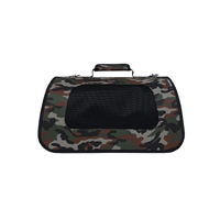 Produktbild von Wouapy Transporttasche für Katzen und Kleintiere faltbar Camouflage 40x24x25 cm