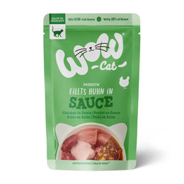 WOW CAT Adult Katzenfutter Huhn in Sauce Monoprotein 8 x 85 g - 8 x 85 g – Bild 1 von 5