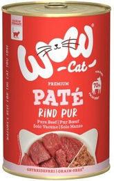 WOW Cat Adult Katzenpastete Rind und Garnele Monoprotein mit hohem Fleischanteil 6x400 g - 6 x 400 g – Bild 1 von 2