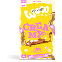 Produktbild von WOW Cat Creamy Snack Huhn für Katzen aller Altersstufen 5 x 15 g - 5 x 15 g
