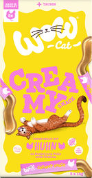 Produktbild von WOW CAT Creamy Snack Katze Huhn 5x15 g 11er Vorteilspack