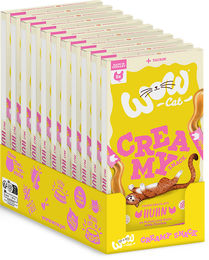 WOW CAT Creamy Snack Katze Huhn 5x16 g 11er Vorteilspack – Bild 1 von 1