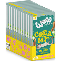 Produktbild von WOW CAT Creamy Snack mit Rind Getreidefrei und Laktosefrei 11er Pack