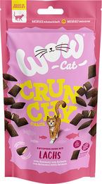 WOW CAT Crunchy Snack mit Lachs 60g 8er Vorteilspack für Katzen – Bild 1 von 1
