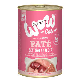 WOW CAT Junior Katzenfutter Geflügel und Leber getreidefrei und glutenfrei 6x400g – Bild 1 von 2