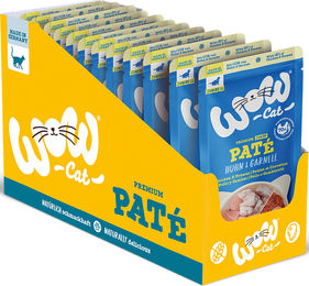 Produktbild von WOW CAT Junior Katzenfutter Huhn & Garnele getreidefrei 12x 125g
