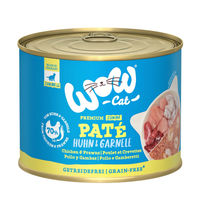 Produktbild von WOW CAT Junior Katzenfutter Huhn & Garnele getreidefrei und glutenfrei 6x200g