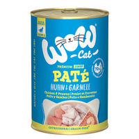 Produktbild von WOW CAT Junior Katzenfutter Huhn & Garnele getreidefrei und glutenfrei 6x400g