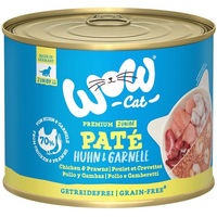Produktbild von WOW CAT Junior Katzenfutter Huhn und Garnele getreidefrei und glutenfrei 6x200g