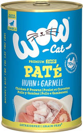 Produktbild von WOW CAT Junior Katzenfutter Huhn und Garnele getreidefrei und glutenfrei 6x400g