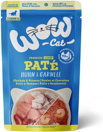 Wow Cat Junior Katzenfutter Paté Huhn & Garnele getreidefrei 12x125g - 12 x 125 g – Bild 1 von 5