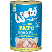 Produktbild von WOW CAT Junior Katzenfutter Paté Huhn & Garnele getreidefrei 6x400g - 6 x 400 g
