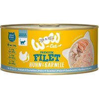 Produktbild von WOW CAT Katzen Nassfutter Adult Filets Huhn und Garnele mit hohem Fleischanteil 12x70g - 12 x 70 g