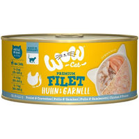 Produktbild von WOW CAT Katzen Nassfutter Hühnerfilet mit Garnelen für Adult Katzen 12x70g mit hohem Fleischanteil