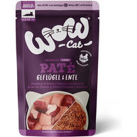 Produktbild von WOW CAT Katzen Nassfutter Senior Geflügel und Ente getreidefrei und glutenfrei 12x125g