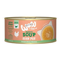 Produktbild von WOW CAT Katzen-Suppe Huhn pur für alle Altersstufen 12 x 70 g - 12 x 70 g