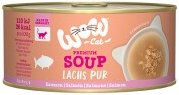 WOW Cat Katzen-Suppe Lachs pur 12x70 g - 12 x 70 g – Bild 1 von 2
