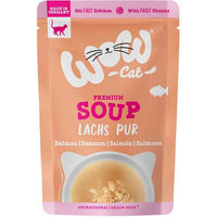 Produktbild von WOW CAT Katzen-Suppe mit Lachs 12x40g