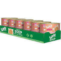 Produktbild von WOW CAT Katzen-Suppe mit Lachs, getreidefrei und ohne Zucker, 12er Vorteilspack (12 x 70g)