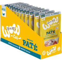 Produktbild von WOW CAT Katzenfutter Adult Huhn & Garnelen getreidefrei 12er Vorteilspack 12x 125g