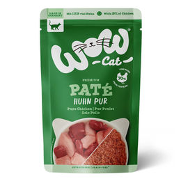 WOW CAT Katzenfutter Adult Huhn Pur getreidefrei und glutenfrei 12x125g – Bild 1 von 2