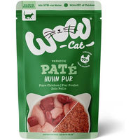 Produktbild von WOW CAT Katzenfutter Adult Huhn Pur Getreidefrei und Glutenfrei 12x125g