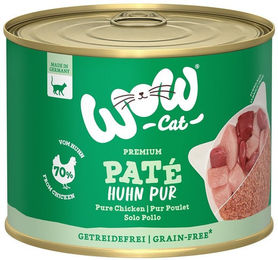 Produktbild von WOW CAT Katzenfutter Adult Huhn Pur getreidefrei und glutenfrei 6x200g