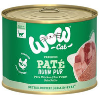 Produktbild von WOW CAT Katzenfutter Adult Huhn Pur getreidefrei und glutenfrei 6x200g