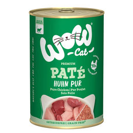 WOW CAT Katzenfutter Adult Huhn Pur getreidefrei und glutenfrei 6x400g – Bild 1 von 2