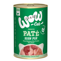 Produktbild von WOW CAT Katzenfutter Adult Huhn Pur getreidefrei und glutenfrei 6x400g